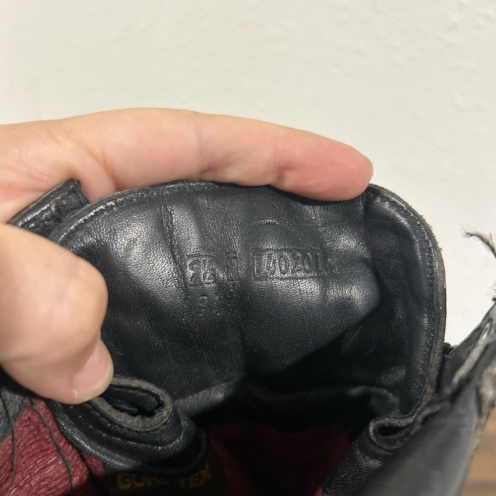Vintage Matterhorn Leather GoreTex Combat Boots 9.5 N Black Made in USA Tactical - Picture 11 of 11